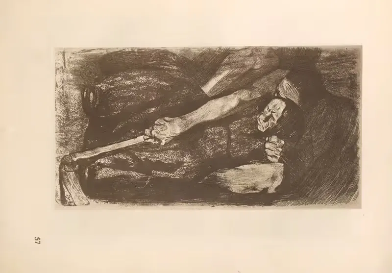 Zum 'Bauernkrieg' gehörig — Käthe Kollwitz