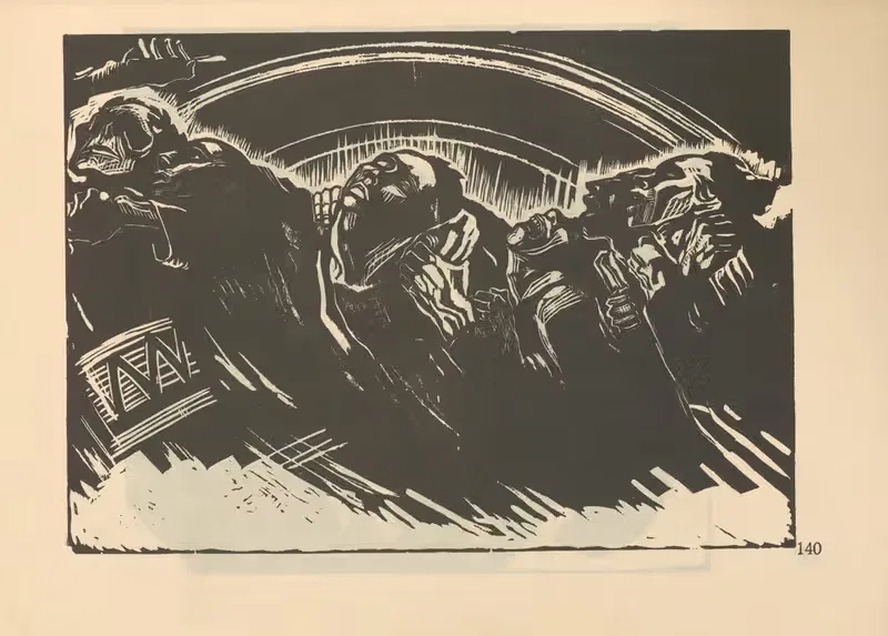 Война by Кэтэ Кольвиц, 1925 — digital art print download