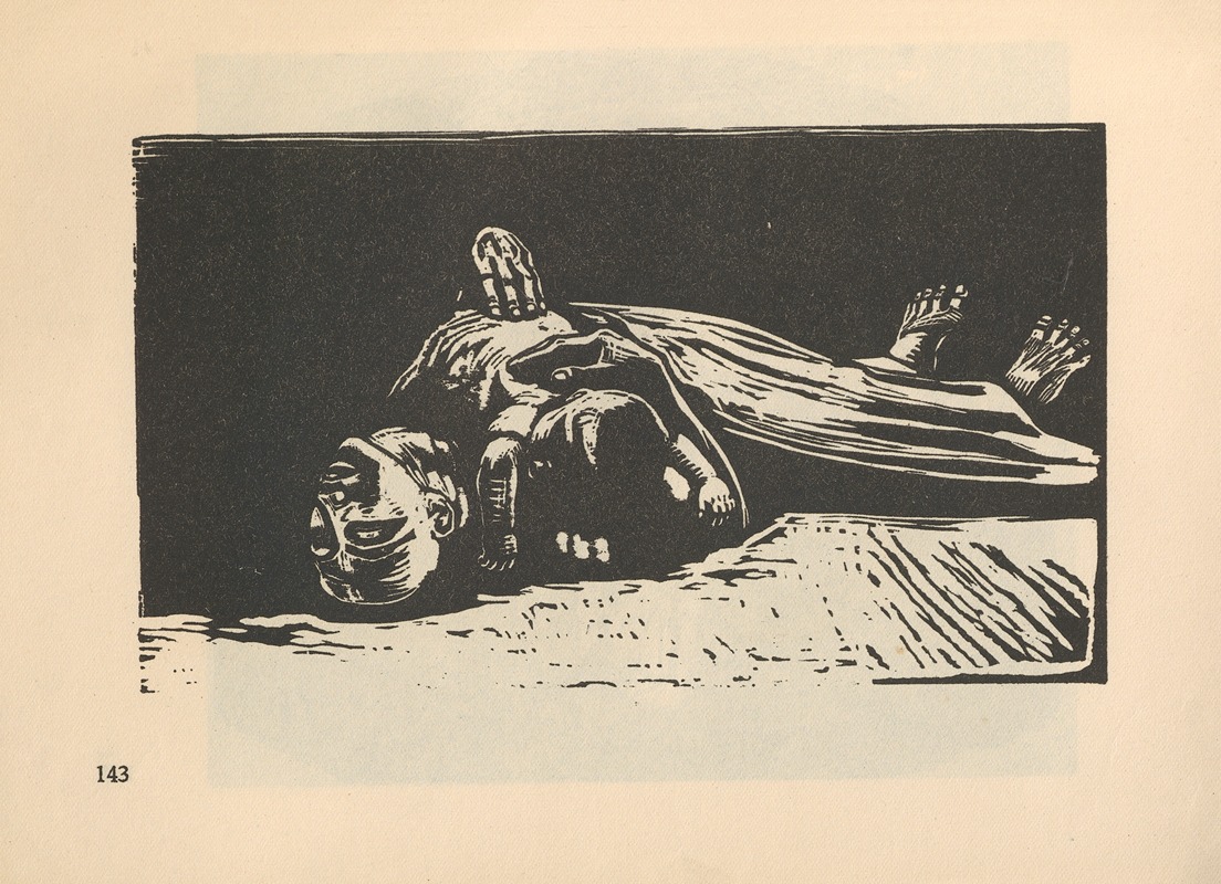 Война by Кэтэ Кольвиц, 1925 — digital art print download