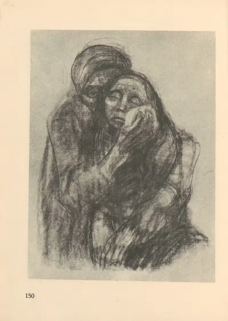 К 'Смерти' принадлежащее by Кэтэ Кольвиц, 1925 — digital art print download