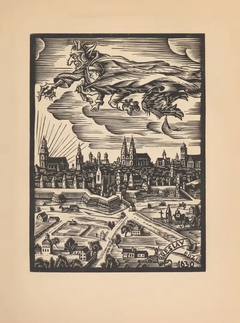 Шлезские сказания, Пл. 02 by Бодо Циммерманн, 1931 — digital art print download