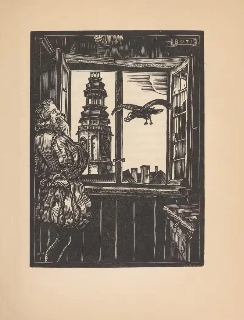 Шлезские сказания Pl.07 by Бодо Циммерманн, 1931 — digital art print download