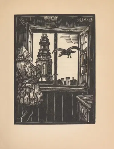 Шлезские сказания Pl.07 by Бодо Циммерманн, 1931 — digital art print download