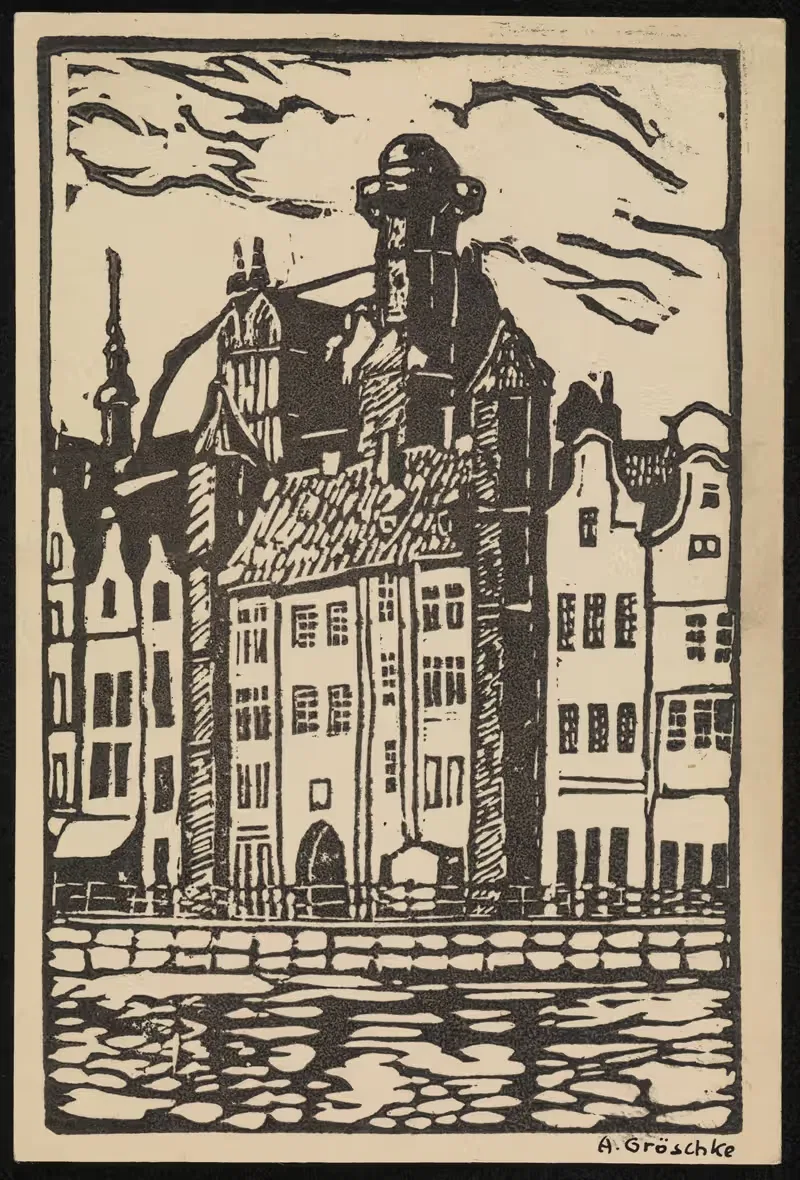 Каменицы by А. Грёшке, 1945 — digital art print download