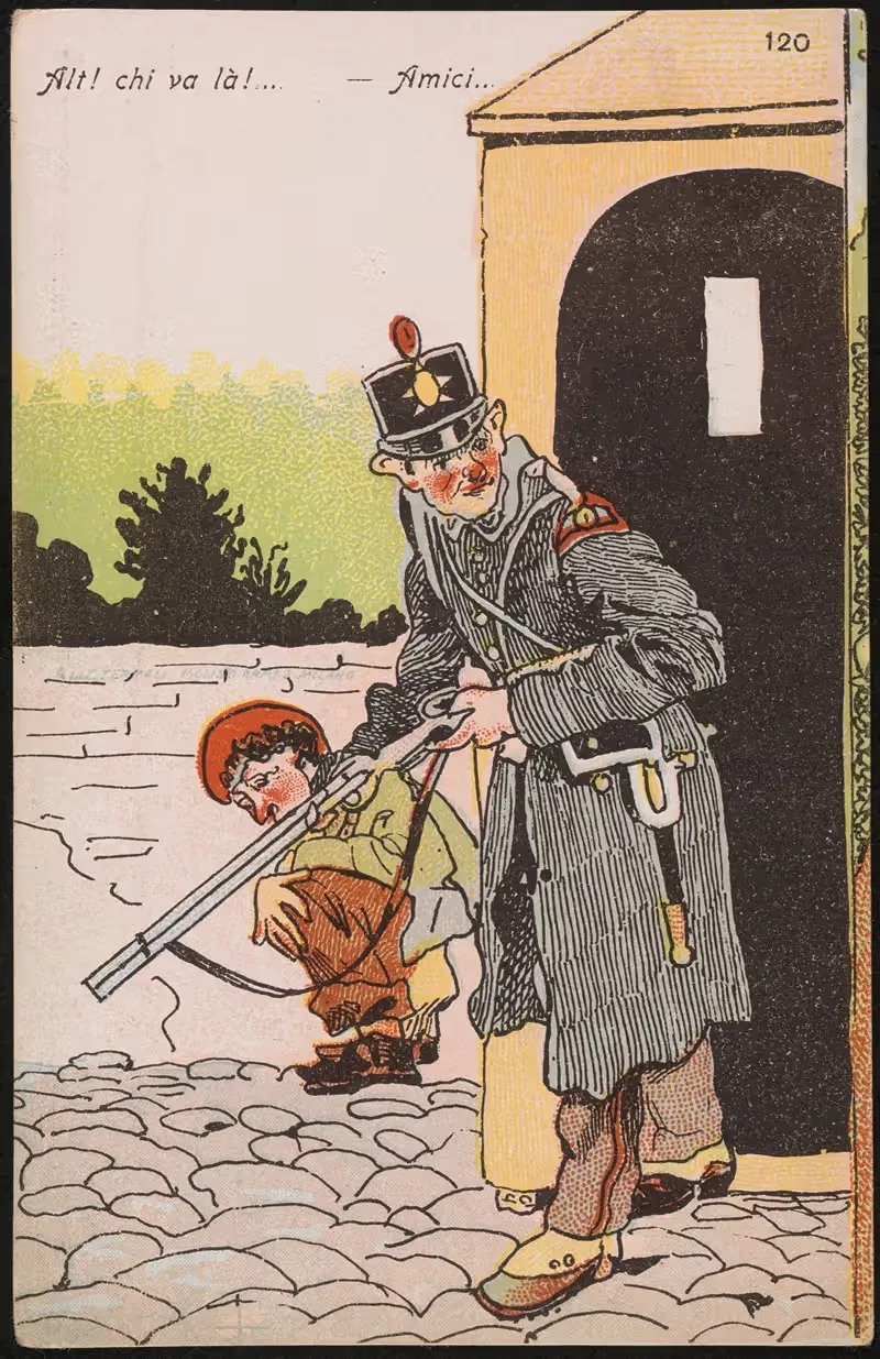 Стой! Кто там!… – Друзья.. by Аноним, 1905 — digital art print download
