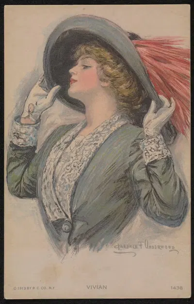 Vivian by Clarence F. Underwood, 1913 — digital art print download