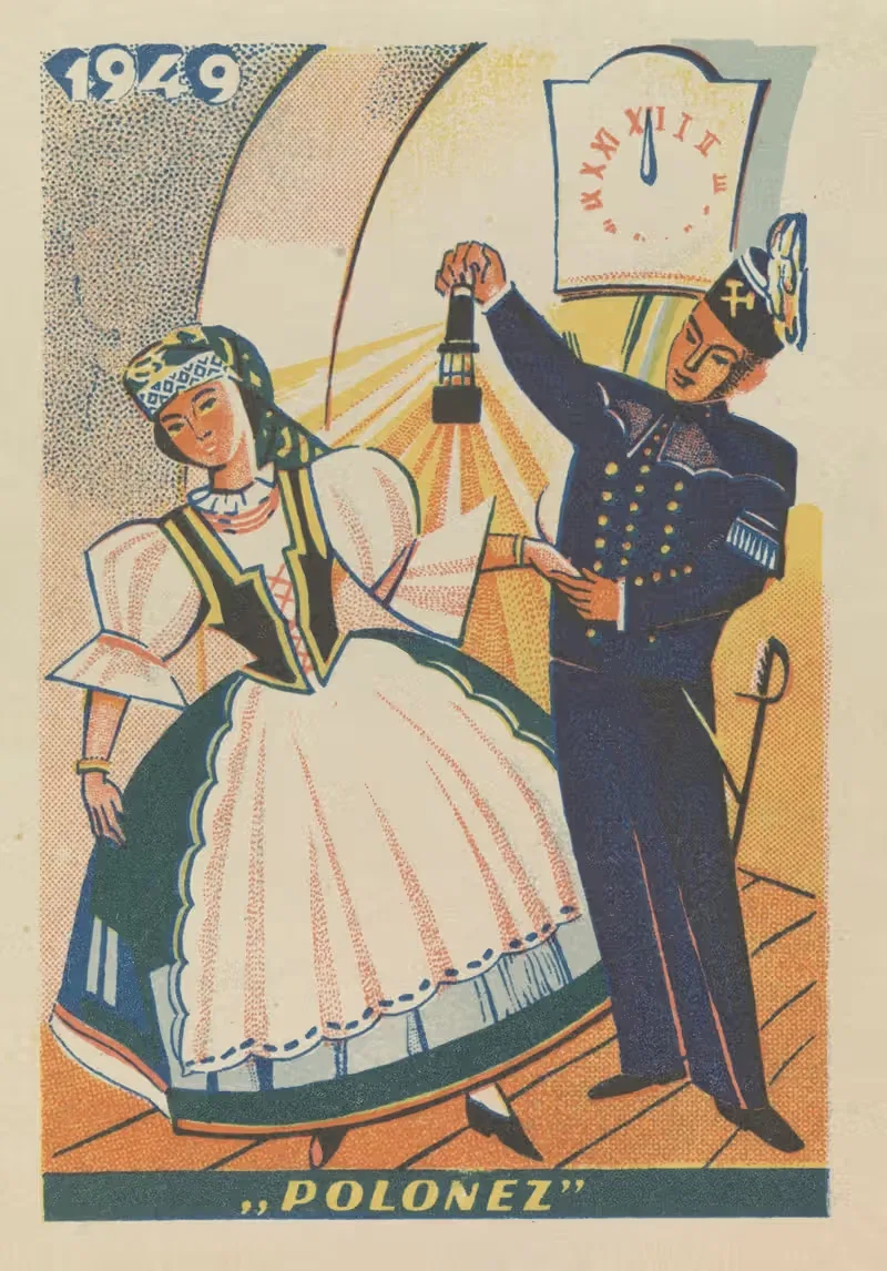 1949; 'полька' by Долносльонская Спółdzielnia Прaцы Фототехника, 1948 — digital art print download