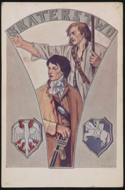 Польша в аллегории by Йозефа Худзиковска, 1906-1930 — digital art print download