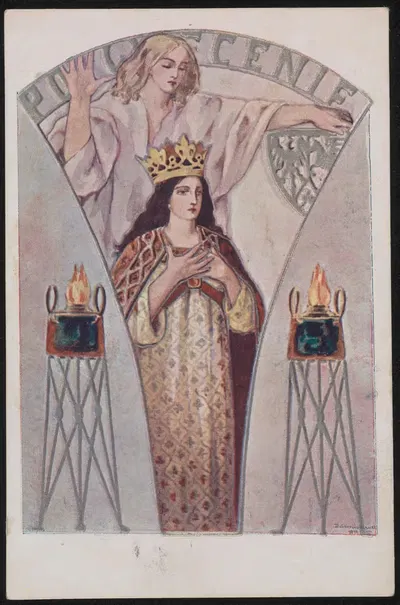 Польша в аллегории by Йозефа Худзиковска, 1906-1930 — digital art print download