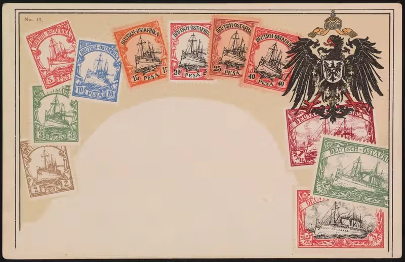 Postage stamps from German East Africa — Ottmar Zieher