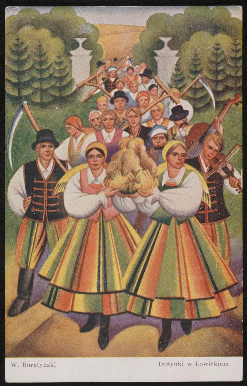 Дожинки в Ловицком by Вацлав Боратыński, 1906-1926 — digital art print download