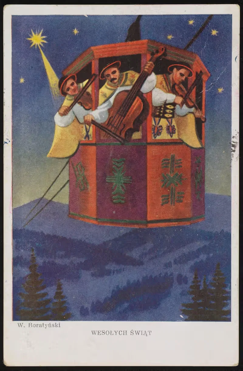 Веселых праздников! by Вацлав Боратыński, 1927-1937 — digital art print download