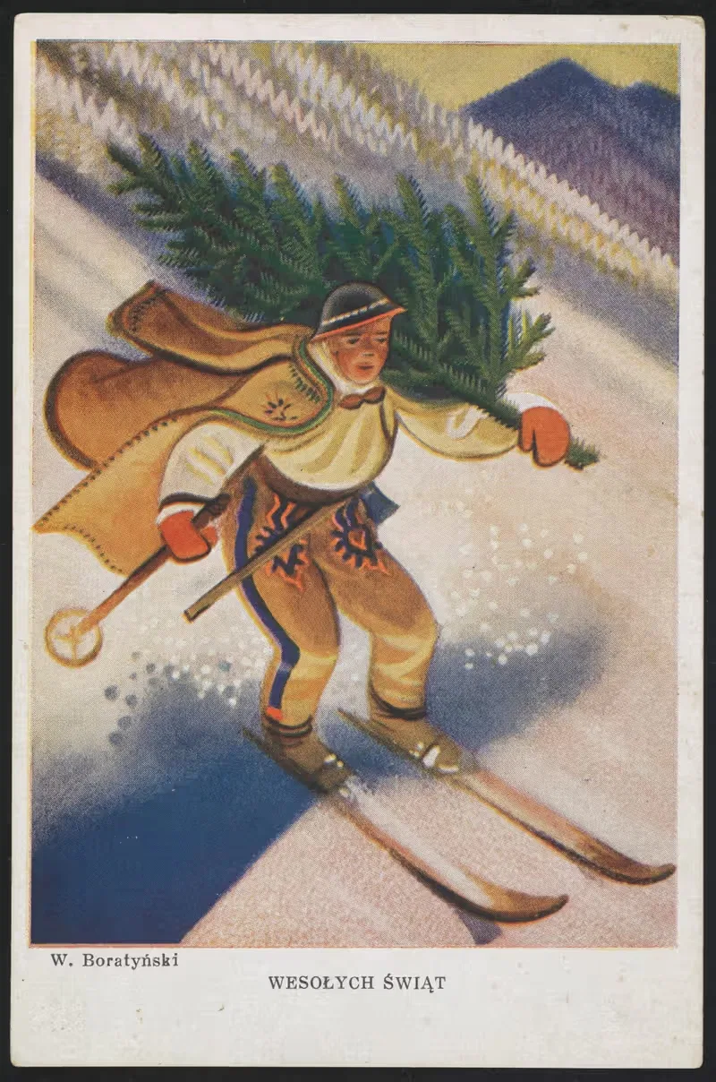 Веселых праздников! by Вацлав Боратыński, 1939 — digital art print download
