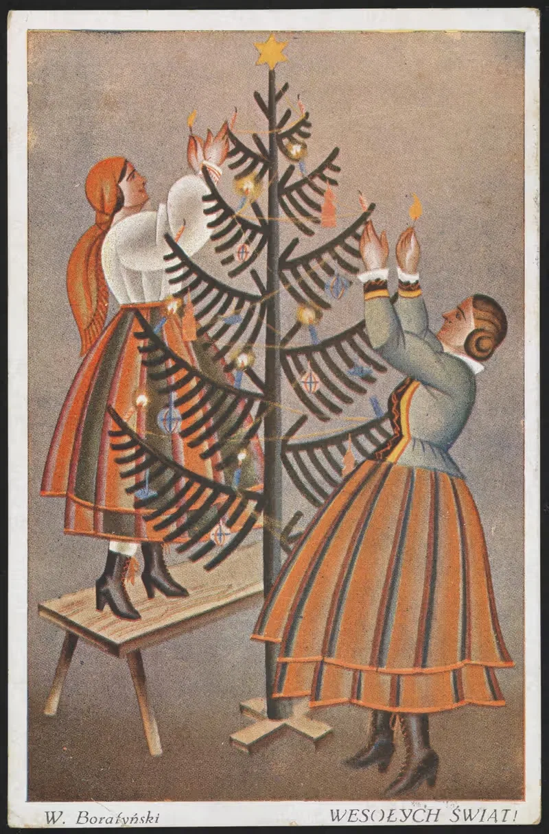 Веселых праздников! by Вацлав Боратыński, 1935 — digital art print download