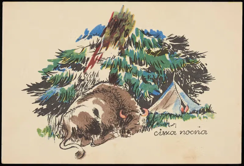 Cisza nocna by Wydawnictwo C. K. D. H, 1918-1939 — digital art print download