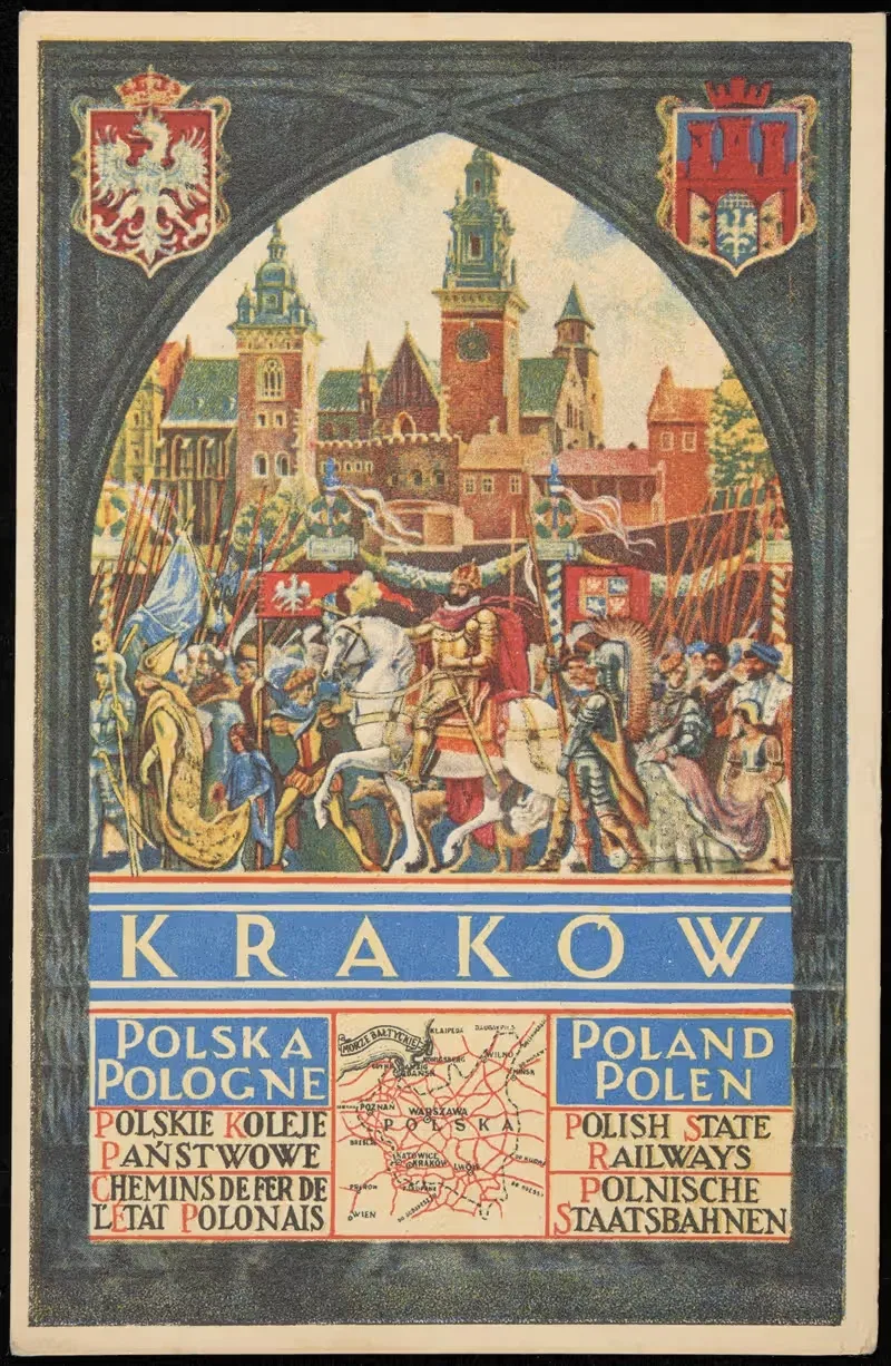 Краков by Издательство Министерства Коммуникаций, 1926-1939 — digital art print download
