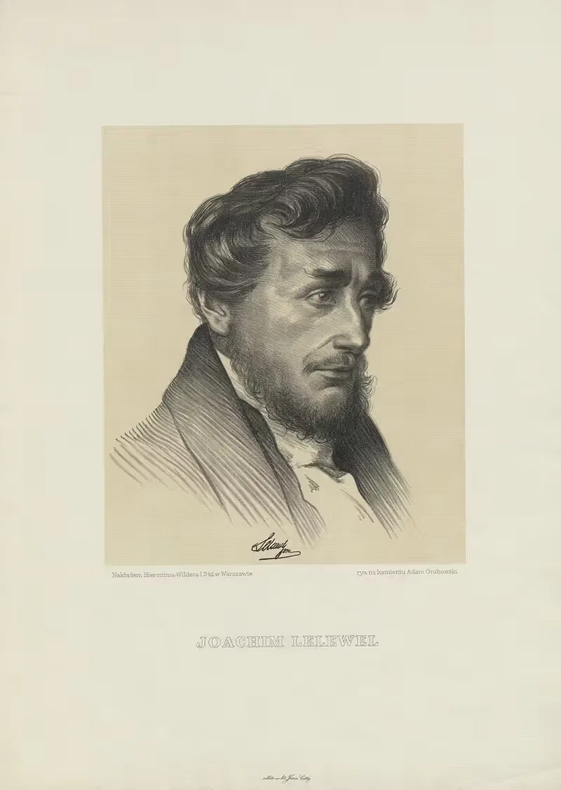 Joachim Lelewel by Adam Grabowski, 1921 — digital art print download