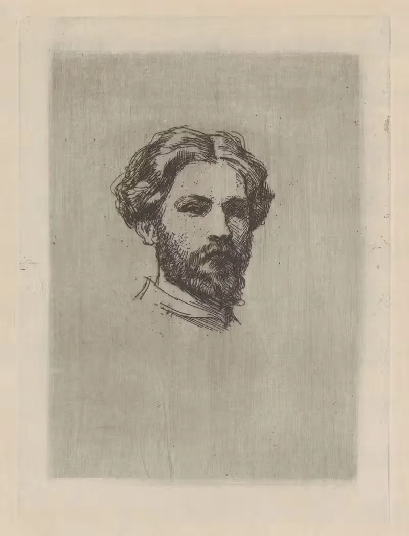 Portrait of an unknown man — Adrien de Witte