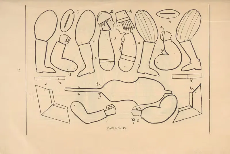Ruchome figurki (własnej roboty) Pl.16 — Bluszcz