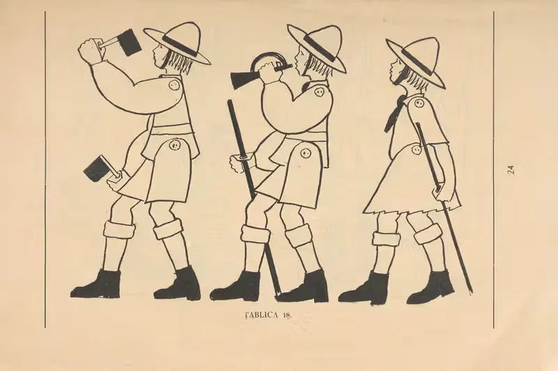 Ruchome figurki (własnej roboty) Pl.19 — Bluszcz