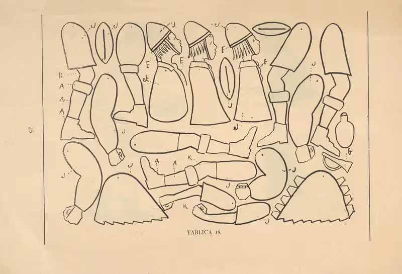 Ruchome figurki (własnej roboty) Pl.20 — Bluszcz