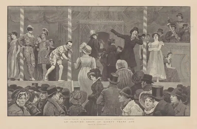 An old-time show of eighty years ago — Charles Green