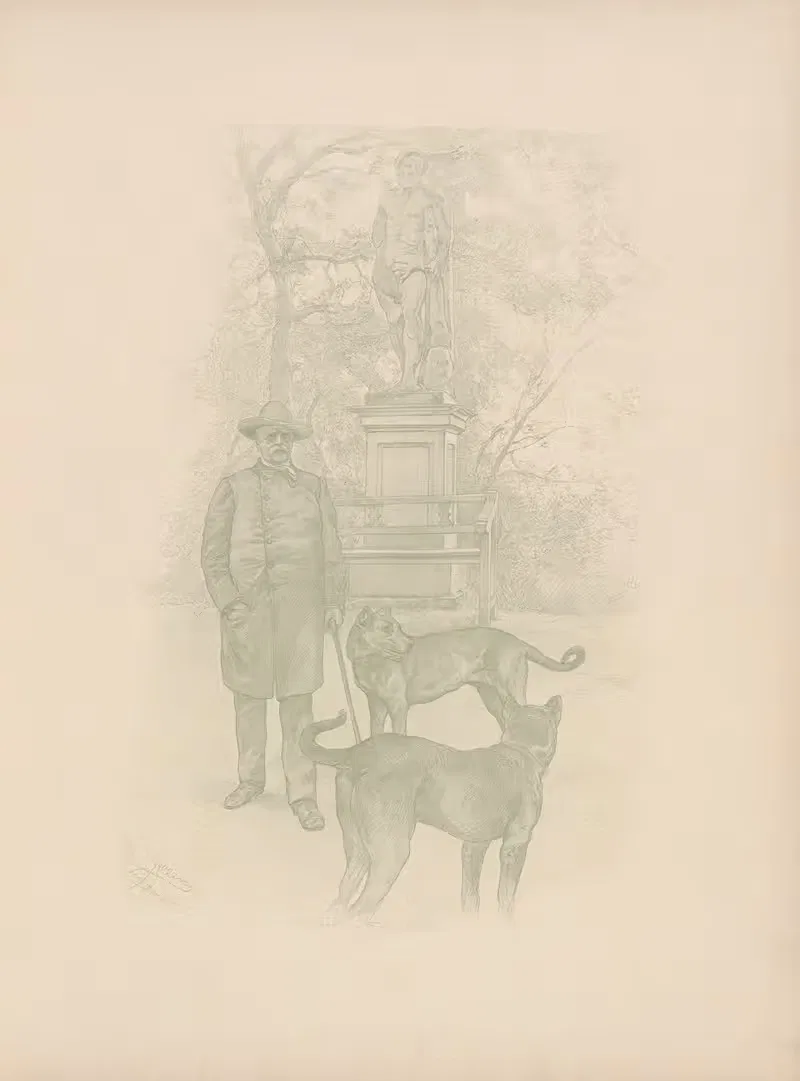 Unser Bismarck Pl.003 by Christian Wilhelm Allers, 1898 — digital art print download