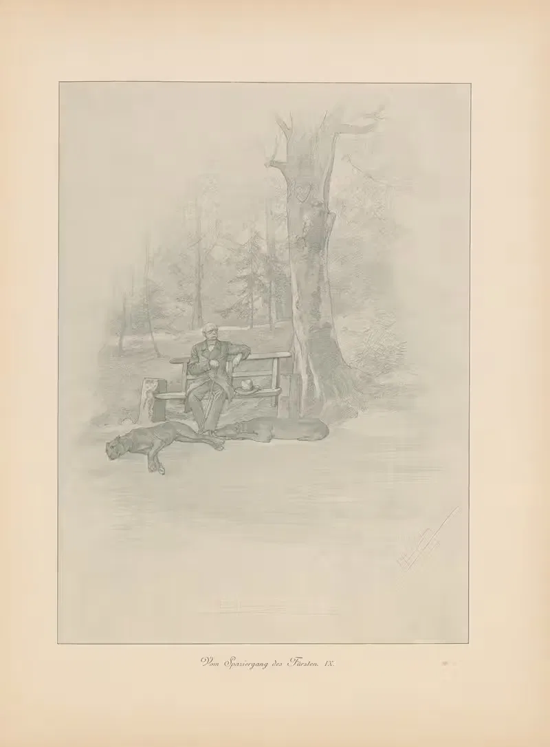 Unser Bismarck Pl.038 by Christian Wilhelm Allers, 1898 — digital art print download
