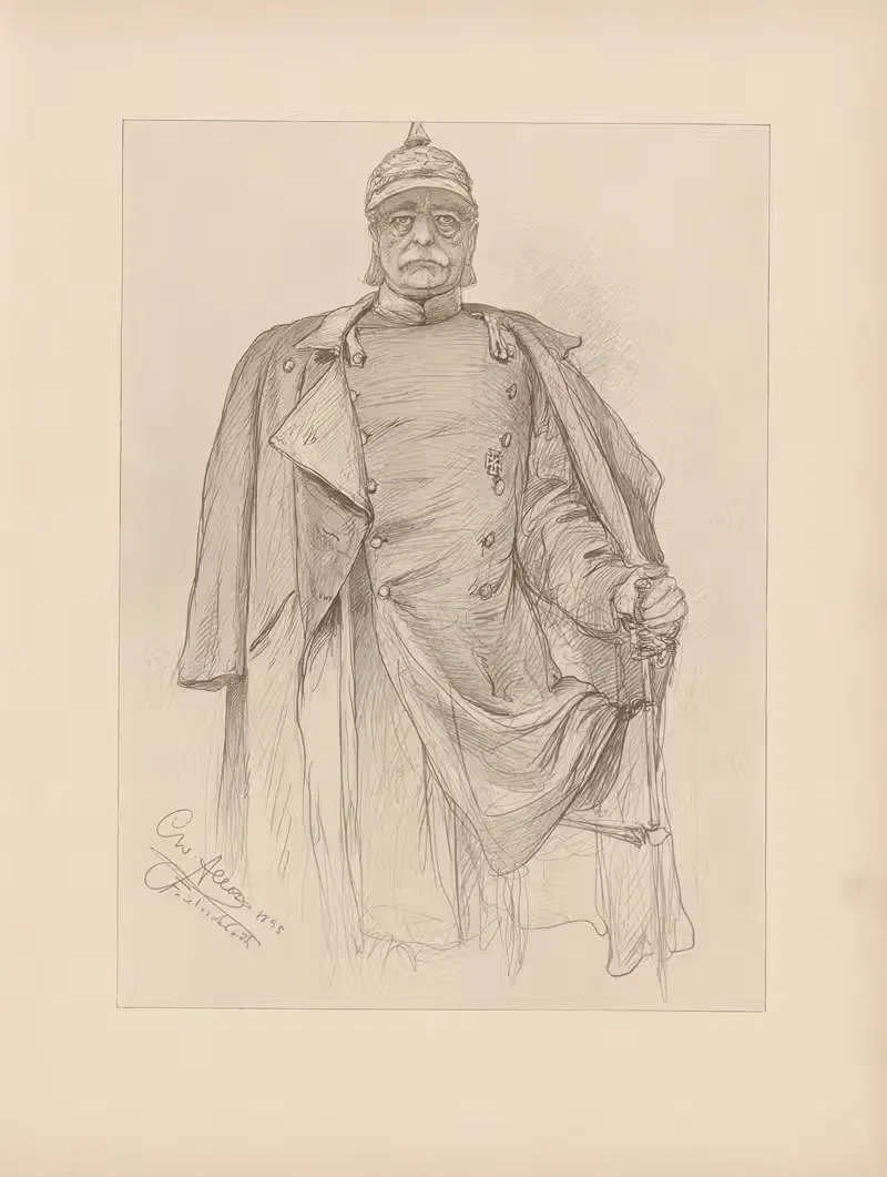Unser Bismarck Pl.053 by Christian Wilhelm Allers, 1898 — digital art print download