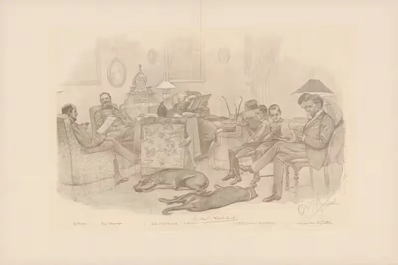 Наш Бисмарк by Кристиан Вильгельм Аллерс, 1898 — digital art print download