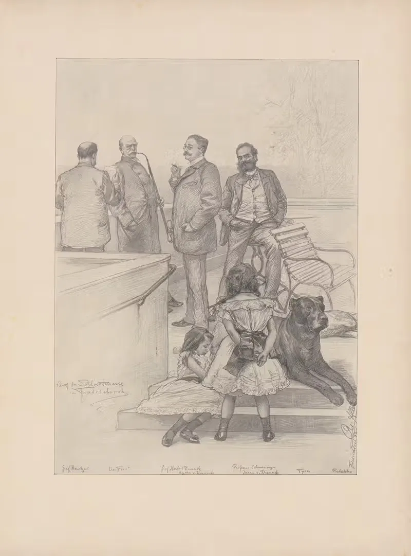 Unser Bismarck Pl.138 by Christian Wilhelm Allers, 1898 — digital art print download