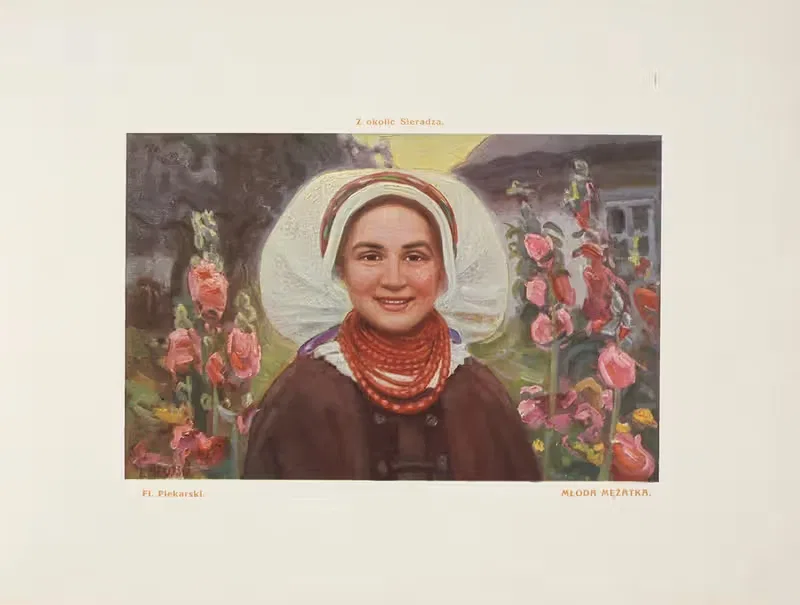 Молодая замужняя женщина by Флориан Пекарский, 1916 — digital art print download