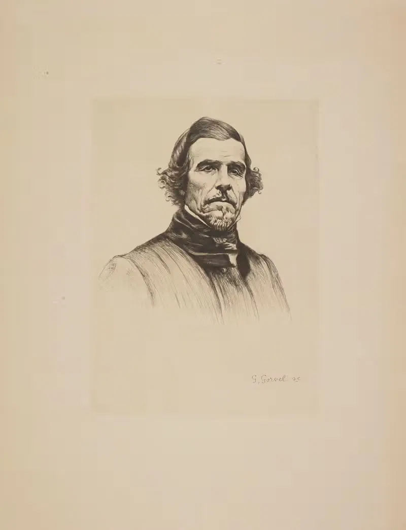 Эжен Делакруа (1798-1863) by Жорж Горвель, 1798-1863 — digital art print download