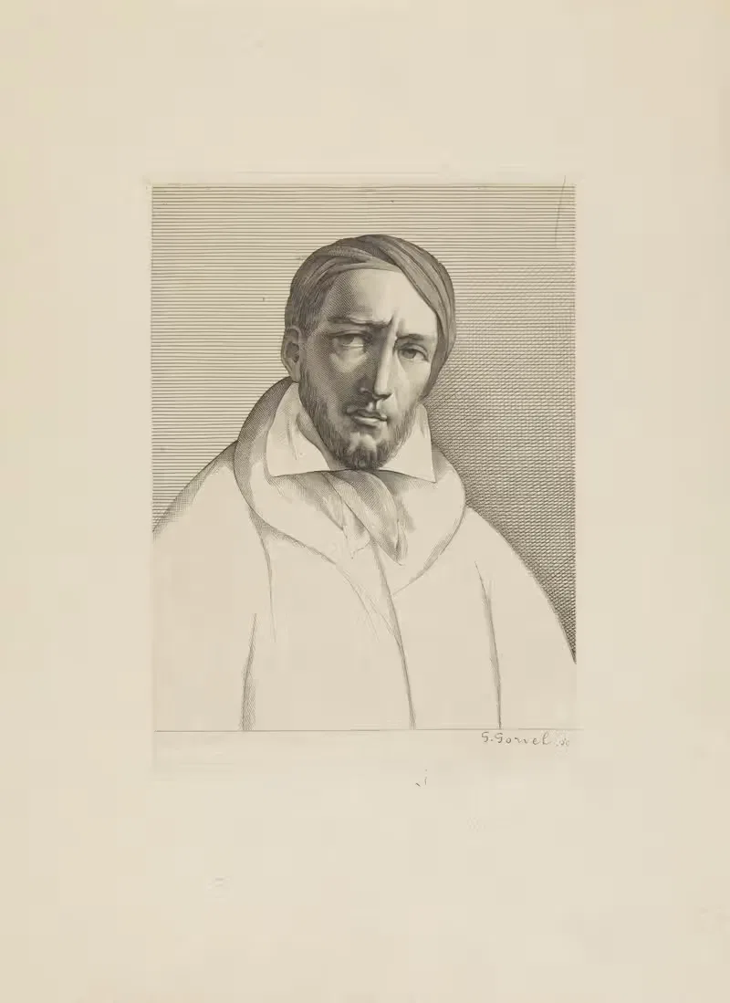 Теодор Жерико (1791-1824) by Жорж Горвель, 1791-1824 — digital art print download