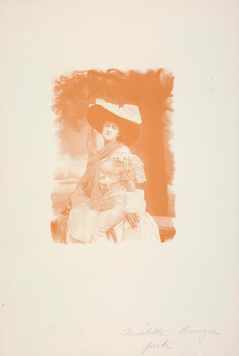 Portret Nicolette Hennique — Henri-Othon Brauer