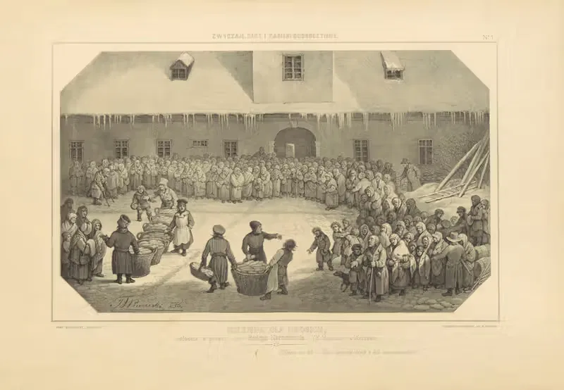 Коленда для бедных by Ян Феликс Пиварский, 1855-1859 — digital art print download