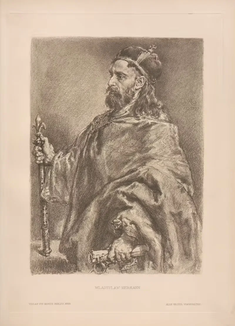 Владислав Герман by Ян Матейко, 1893 — digital art print download