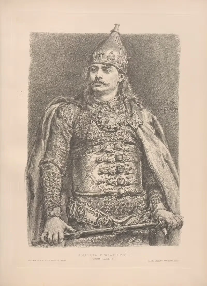 Болеслав Кривоустый by Ян Матейко, 1893 — digital art print download