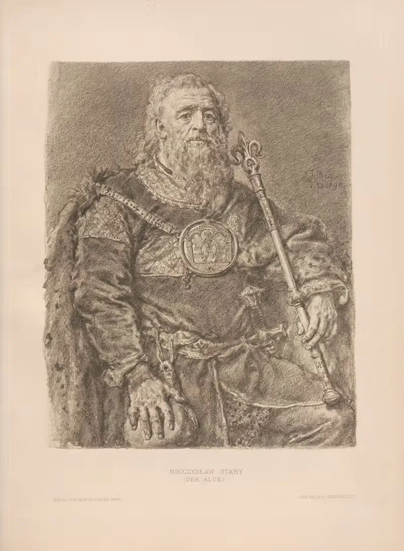 Мечислав Старый by Ян Матейко, 1893 — digital art print download