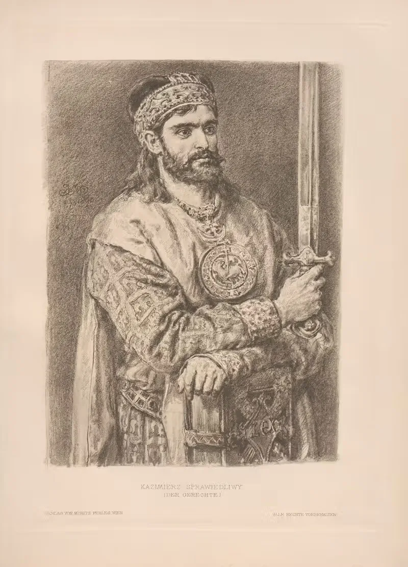 Казимир Справедливый by Ян Матейко, 1893 — digital art print download
