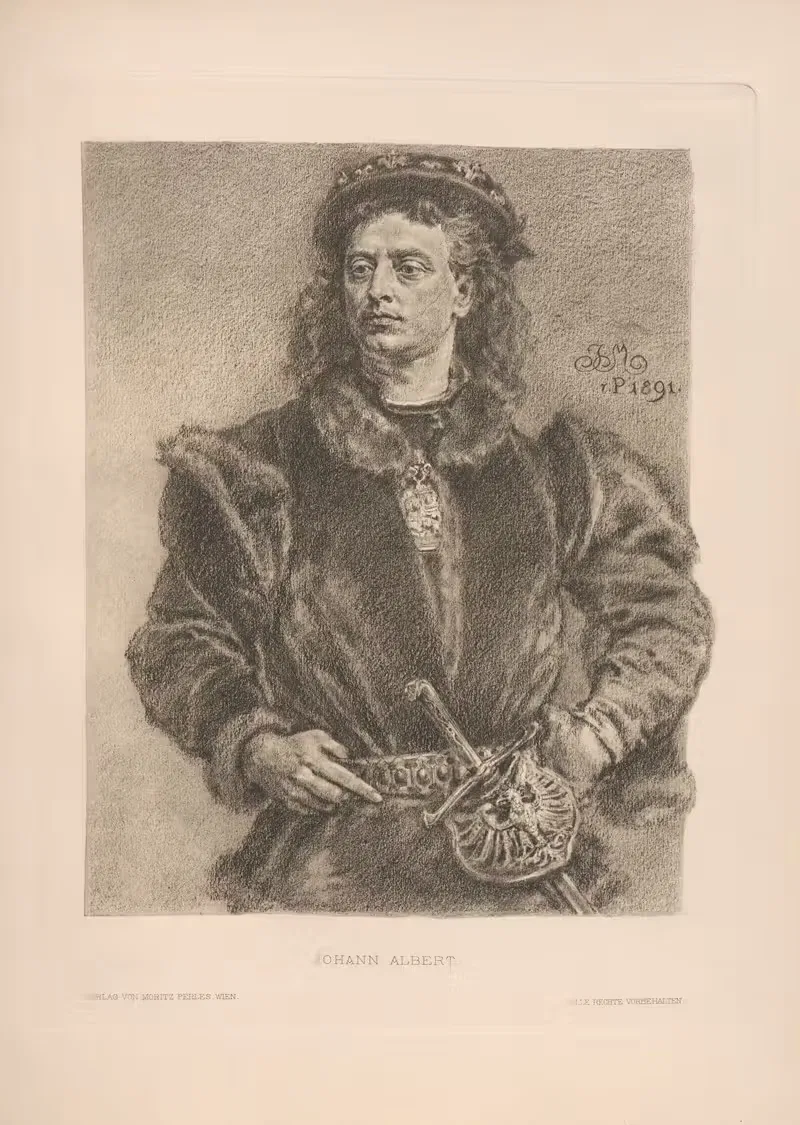 Иоганн Альберт by Ян Матейко, 1893 — digital art print download