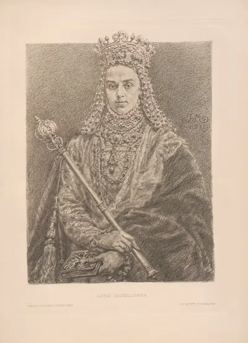 Анна Ягеллонка by Ян Матейко, 1893 — digital art print download