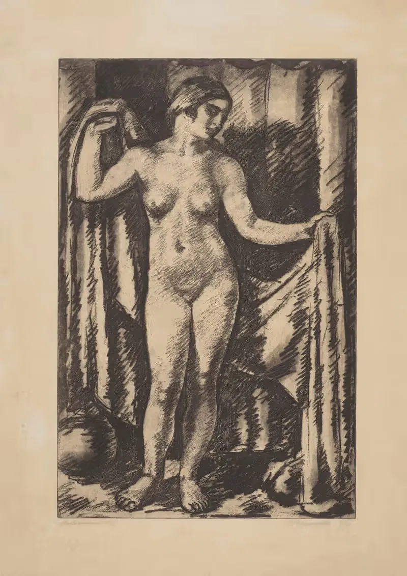Женский акт by Ян Войнарский, 1930 — digital art print download