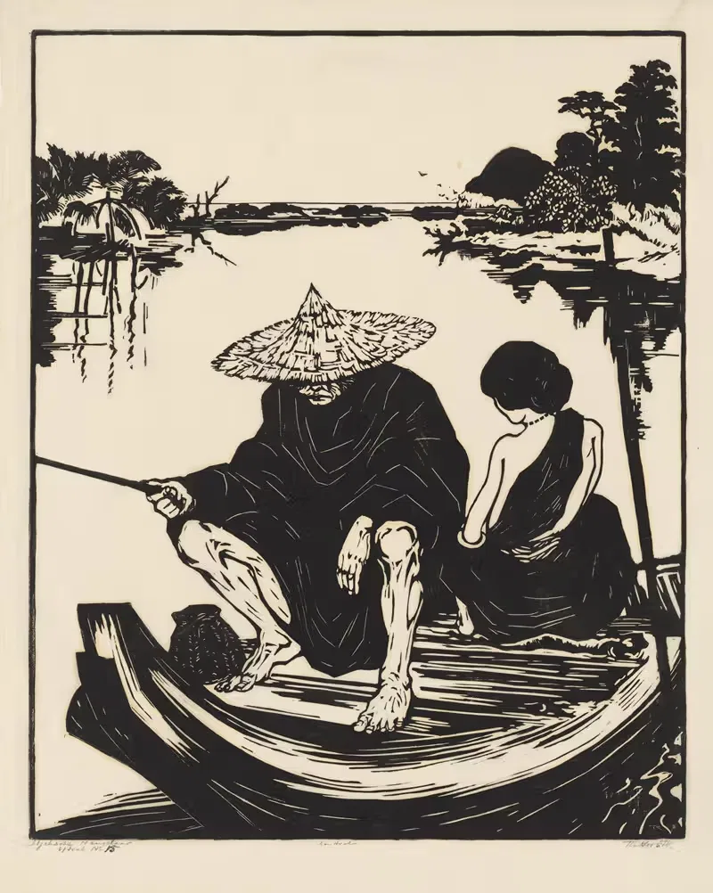 Ачехский рыбак by Иоганнес Фредерик Энгельберт тен Клоостер, 1930 — digital art print download