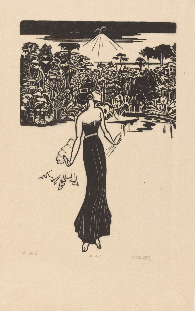 Танцовщица by Иоганнес Фредерик Энгельберт тен Клоостер, 1919 — digital art print download