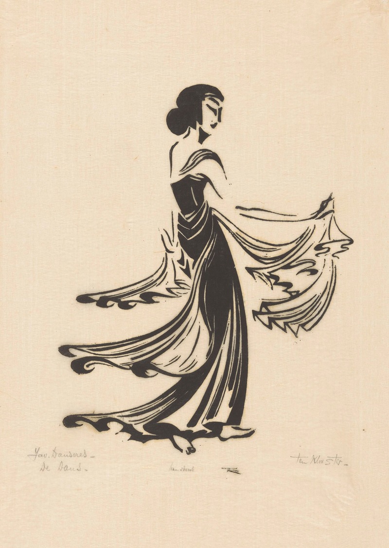 Танец by Иоганнес Фредерик Энгельберт тен Клоостер, 1921 — digital art print download