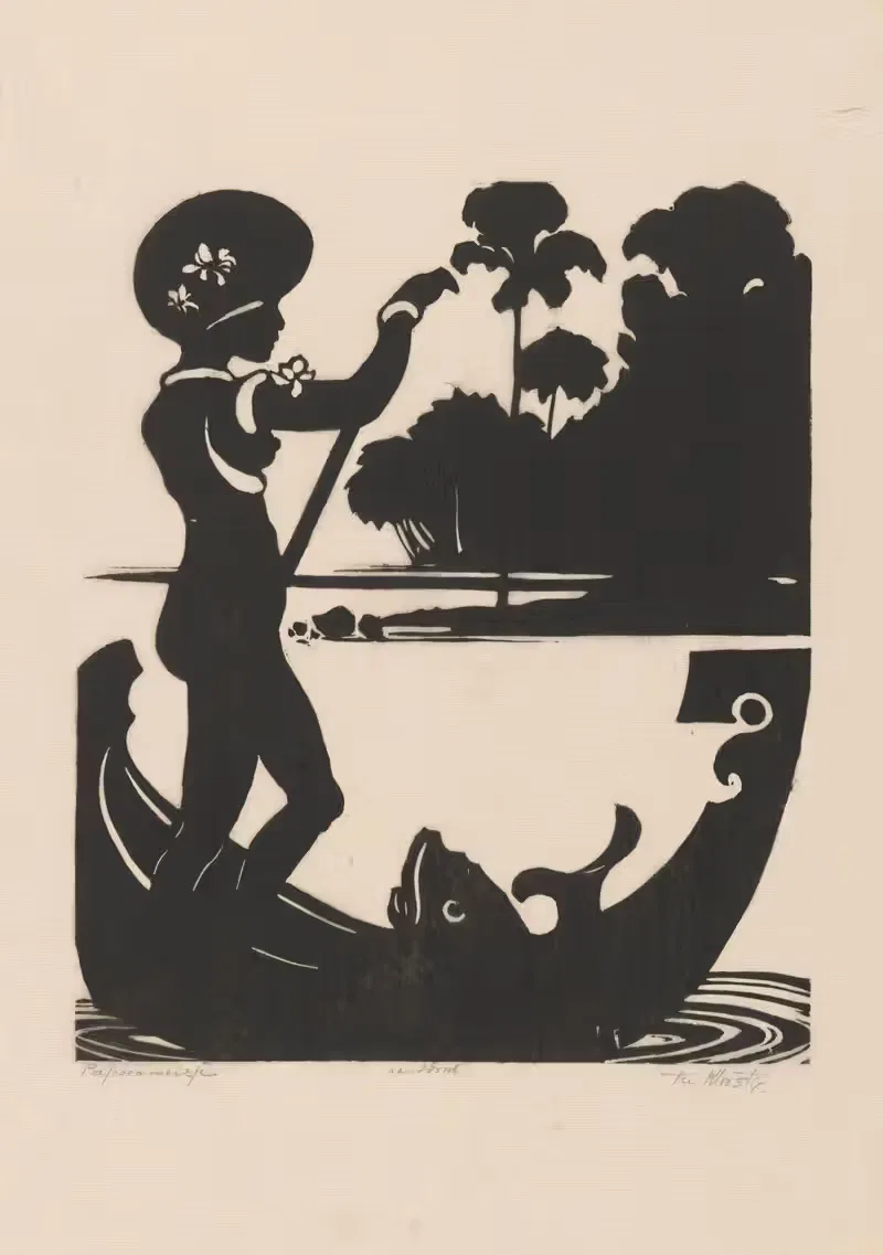 Папоеамейше by Иоганнес Фредерик Энгельберт тен Клоостер, 1923 — digital art print download