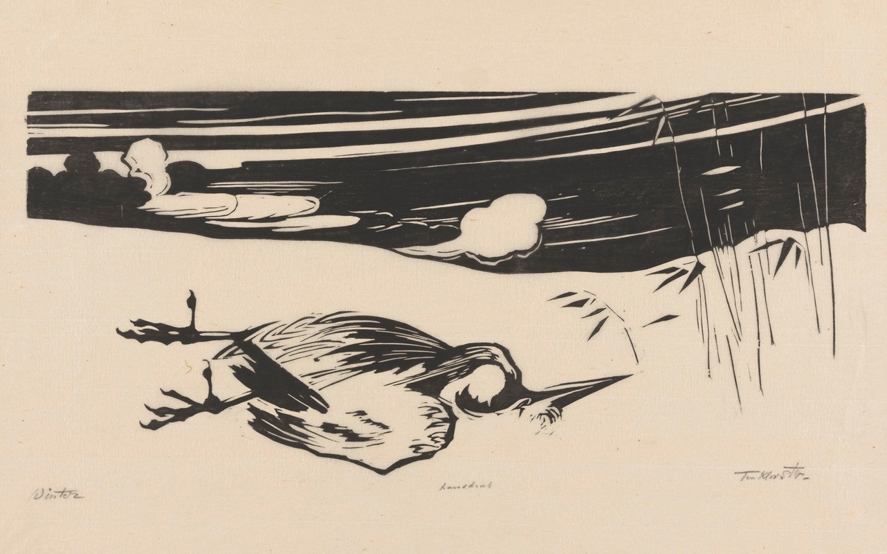Зима by Иоганнес Фредерик Энгельберт тен Клоостер, 1926 — digital art print download