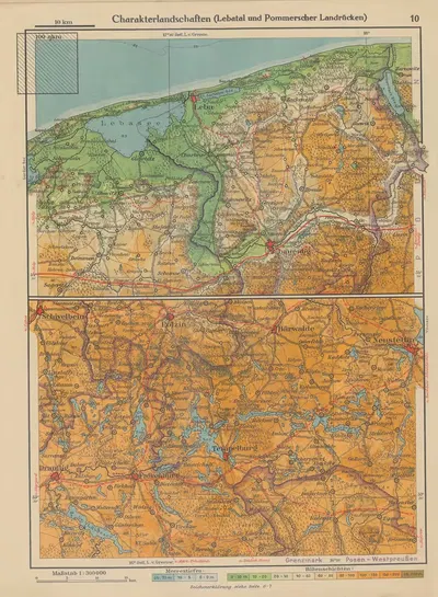 Характерные пейзажи (Лебаталь и Поморский хребет) by Карл Рейнке, 1926 — digital art print download