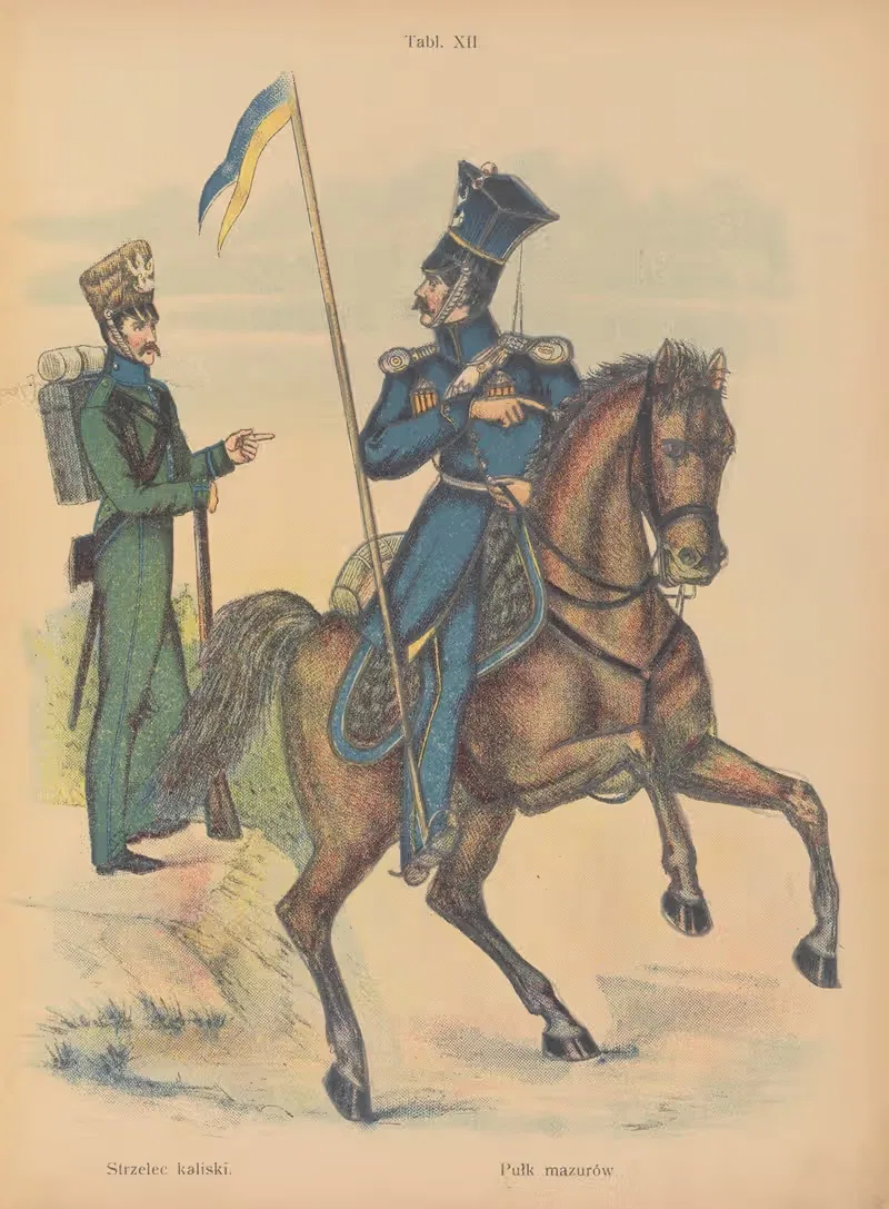 Стрелец калиский. Полк мазуров by Кароль Козловский, 1908 — digital art print download